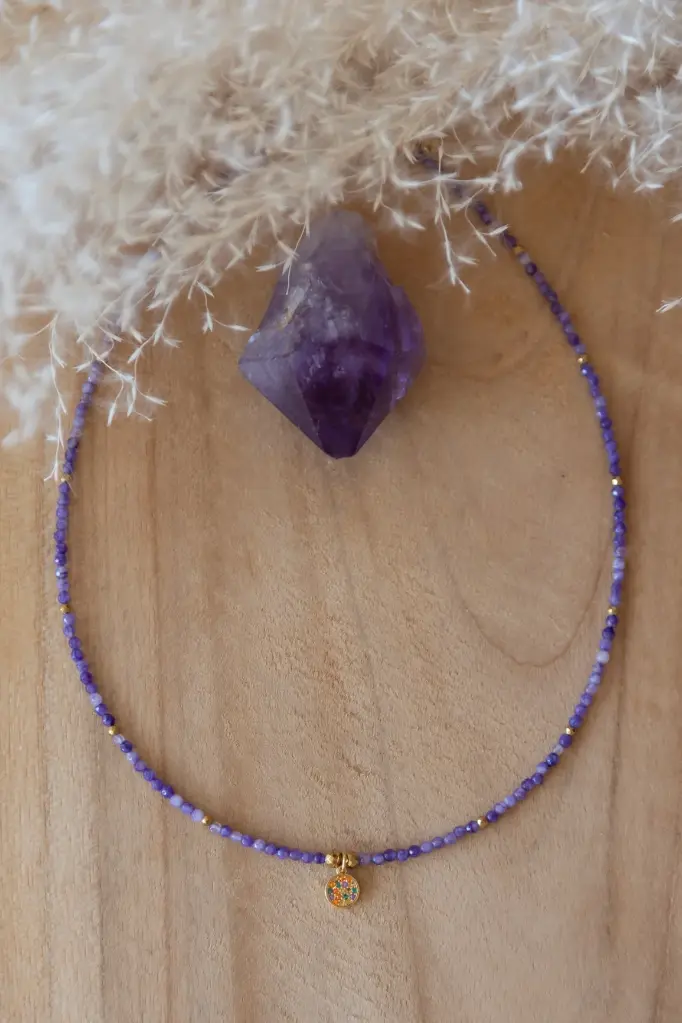 Collier Emma Améthyste