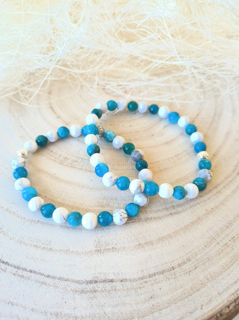 Magnésite et Apatite 6mm