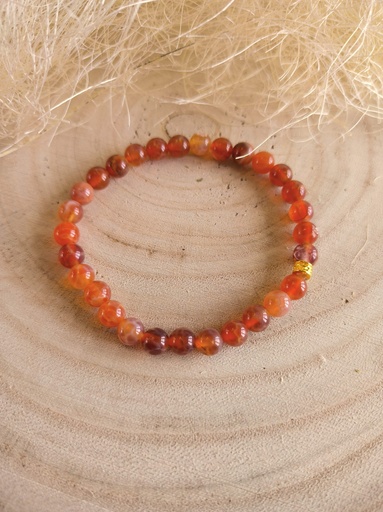 Agate de feu 6mm