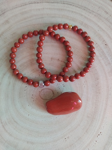 Jaspe rouge 6mm