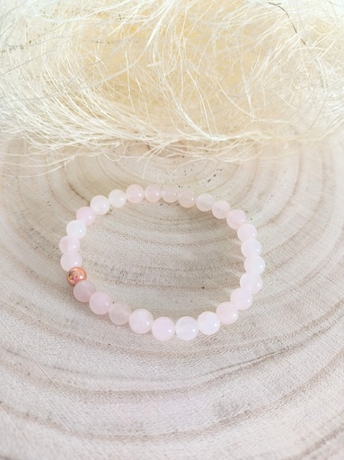 Quartz rose 6mm