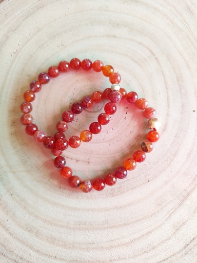 Agate de feu 8mm