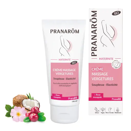 Crème massage vergetures BIO