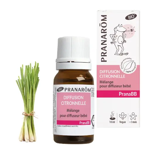 Diffusion citronnelle Anti-moustique pour bébé- BIO
